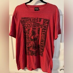 Harley-Davidson Stutsman Jamistown ND Bravado XL Hot Bikini Biker Chick Red